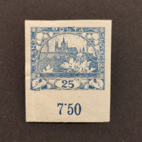 Známka ČSR, Pof.10*, 25h