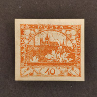 Známka ČSR, Pof.14*, 40h
