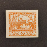 Známka ČSR, Pof.14*, 40h