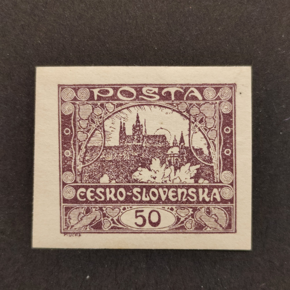Briefmarke Tschechoslowakie, Pof.15 (Mi. 19)*, 50h