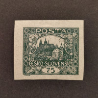Známka ČSR, Pof.18*, 75h