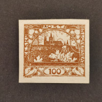 Známka ČSR, Pof.20*, 100h