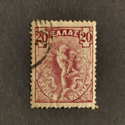 Známka Řecko, Mi.130 (SG 158)#, 20 Λ.