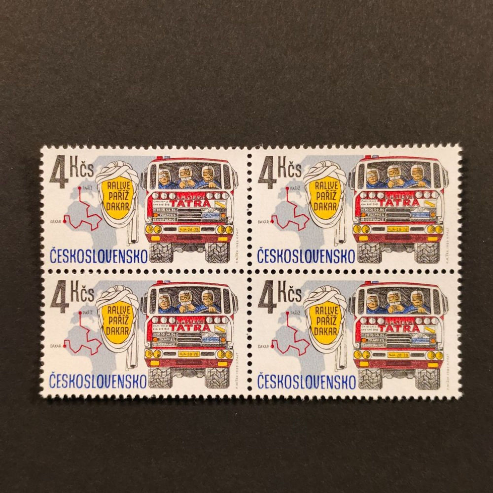 Čtyřblok ČSR, Pof.2878**, 4 Kčs Čtyřblok ČSR, Pof.2878**, 4 Kčs