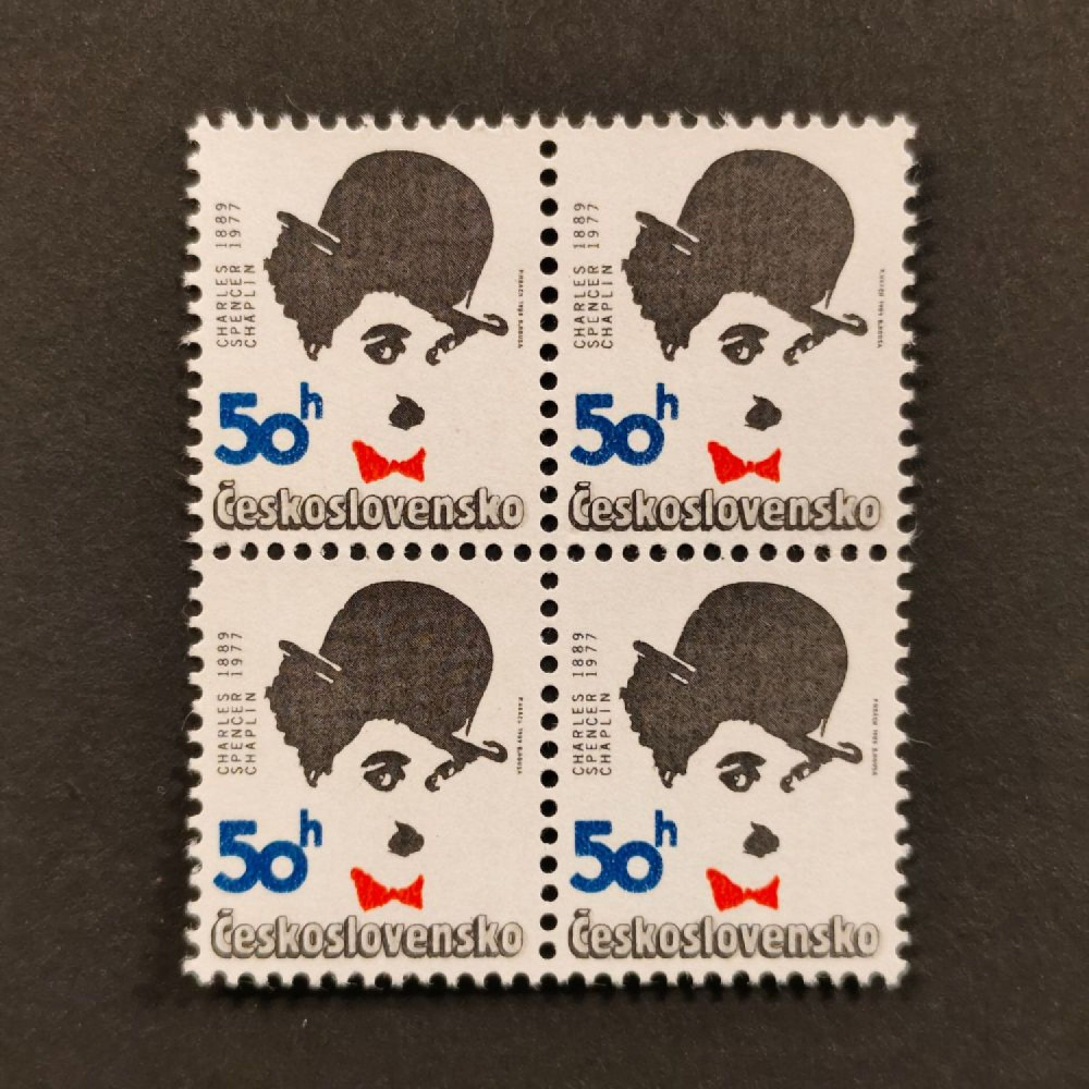 Viererblock Tschechoslowakie, Pof.2882 (Mi. 2991)**, 50 h