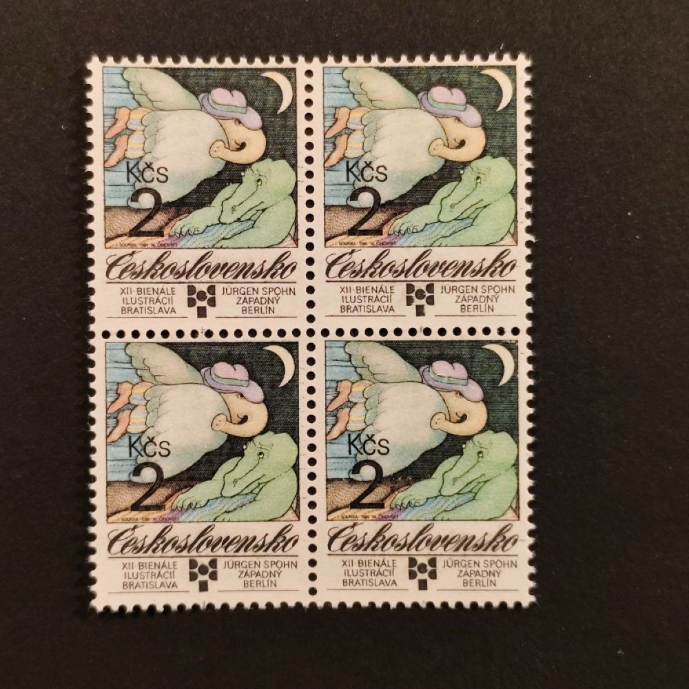 Čtyřblok ČSR, Pof.2906**, 2 Kčs Čtyřblok ČSR, Pof.2906**, 2 Kčs