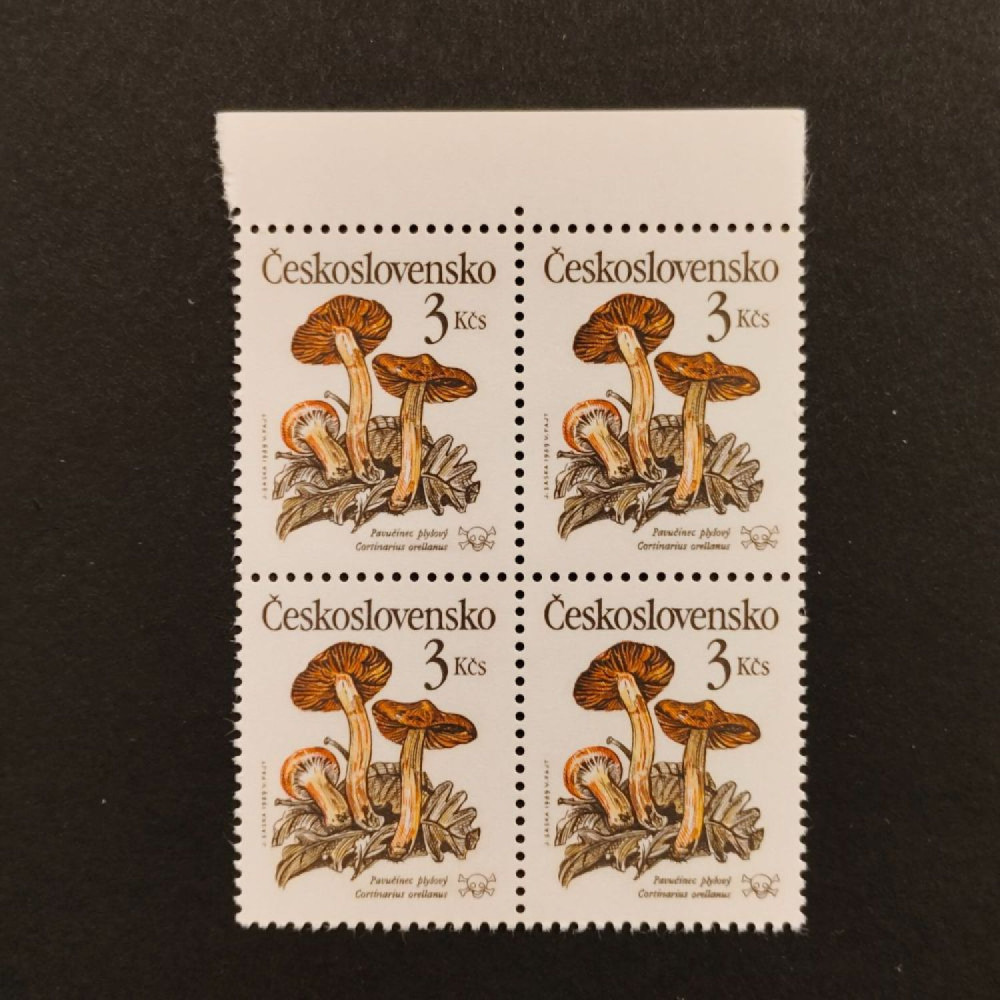 Čtyřblok ČSR, Pof.2912**, 3 Kčs Čtyřblok ČSR, Pof.2912**, 3 Kčs