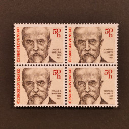 Viererblock Tschechoslowakie, Pof.2922 (Mi. 3030)**, 50 h
