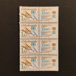 Čtyřblok ČSR, Pof.2921**, 1 Kčs
