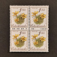 Čtyřblok ČSR, Pof.2990**, 1 Kčs