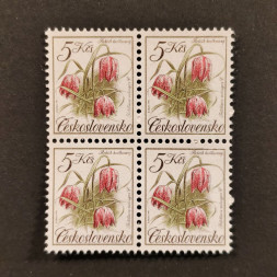 Viererblock Tschechoslowakie, Pof.2992 (Mi. 3100)**, 5 Kčs