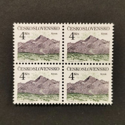 Viererblock Tschechoslowakie, Pof.2983 (Mi. 3091)**, 4 Kčs