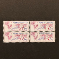 Čtyřblok ČSR, Pof.2965**, 1 Kčs