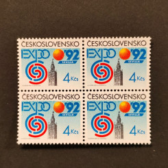 Čtyřblok ČSR, Pof.3004**, 4 Kčs Čtyřblok ČSR, Pof.3004**, 4 Kčs