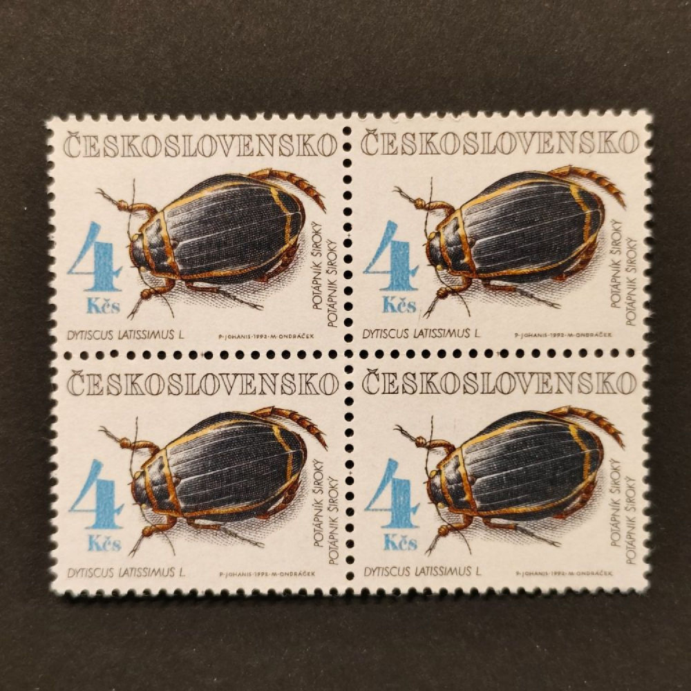 Čtyřblok ČSR, Pof.3017**, 4 Kčs Čtyřblok ČSR, Pof.3017**, 4 Kčs