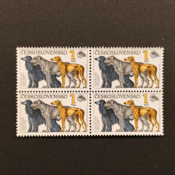 Viererblock Tschechoslowakie, Pof.2948 (Mi. 3056)**, 1 Kčs