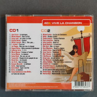 CD Various Artists – 40X Vive La Chanson, Použ.