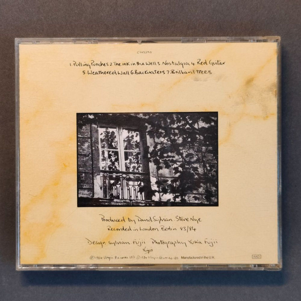 CD David Sylvian – Brilliant Trees, Použ. CD David Sylvian – Brilliant Trees, Použ.