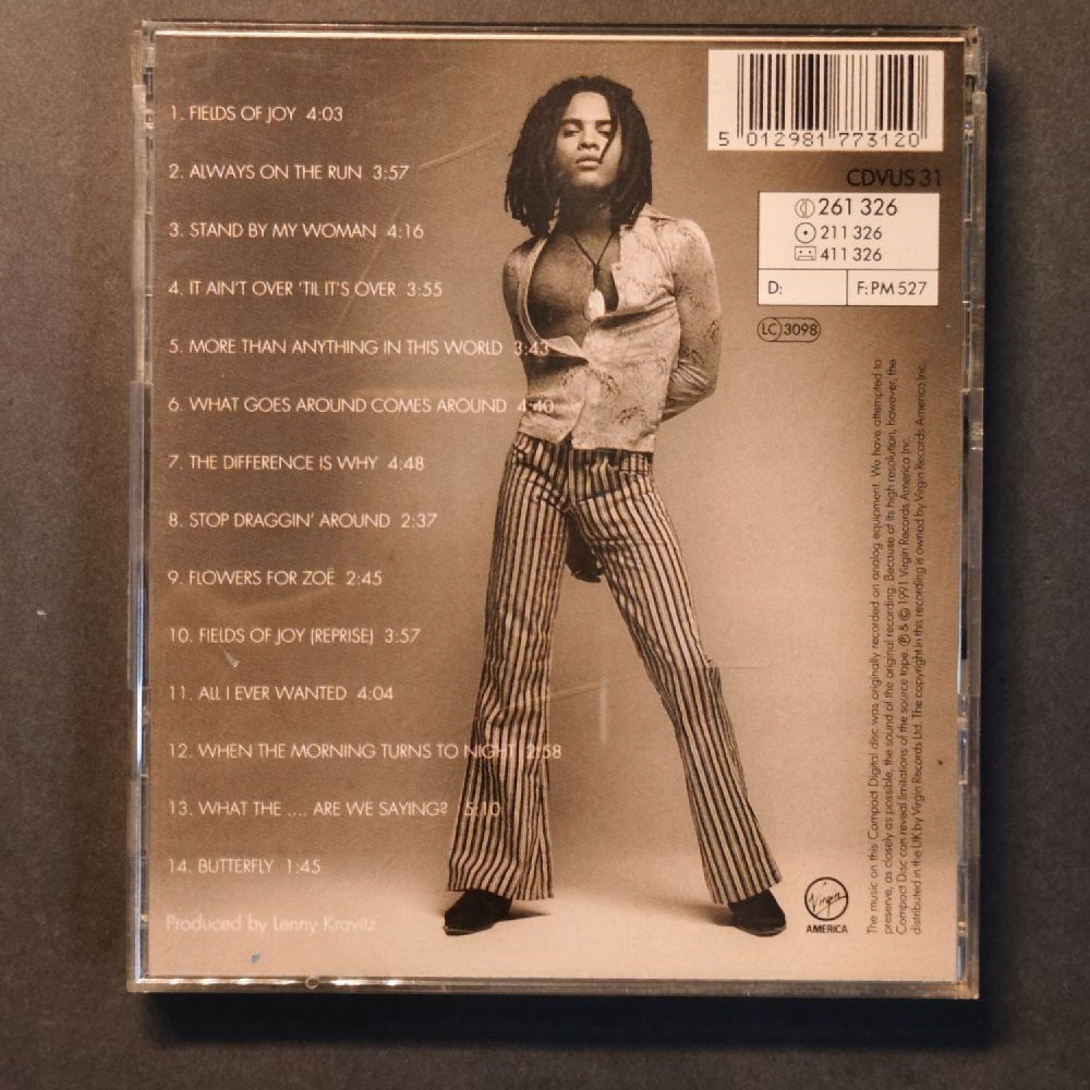 CD Lenny Kravitz – Mama Said, Použ. CD Lenny Kravitz – Mama Said, Použ.