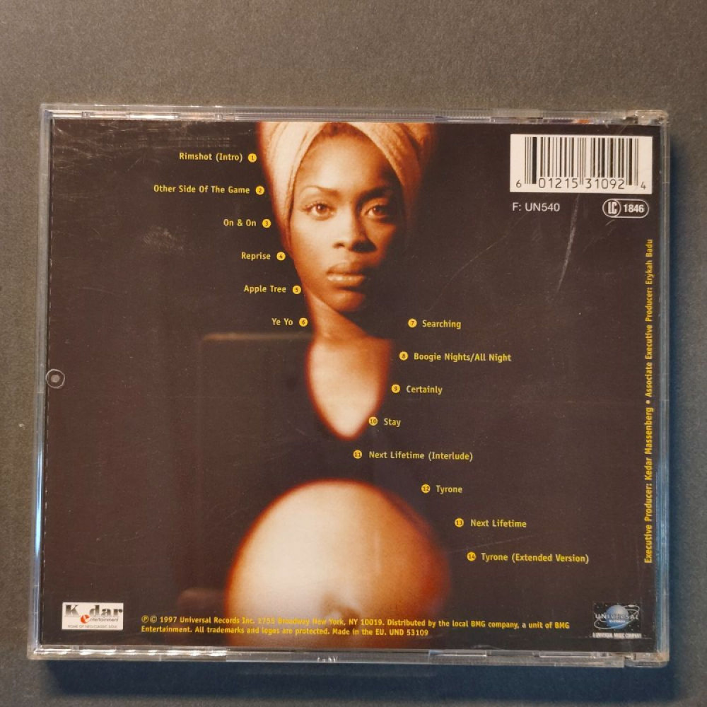 CD Erykah Badu – Live, Použ. CD Erykah Badu – Live, Použ.