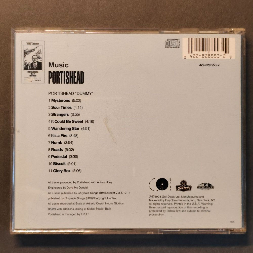 CD Portishead – Dummy, Použ. CD Portishead – Dummy, Použ.