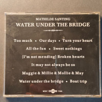 CD Mathilde Santing – Water Under The Bridge, Použ.