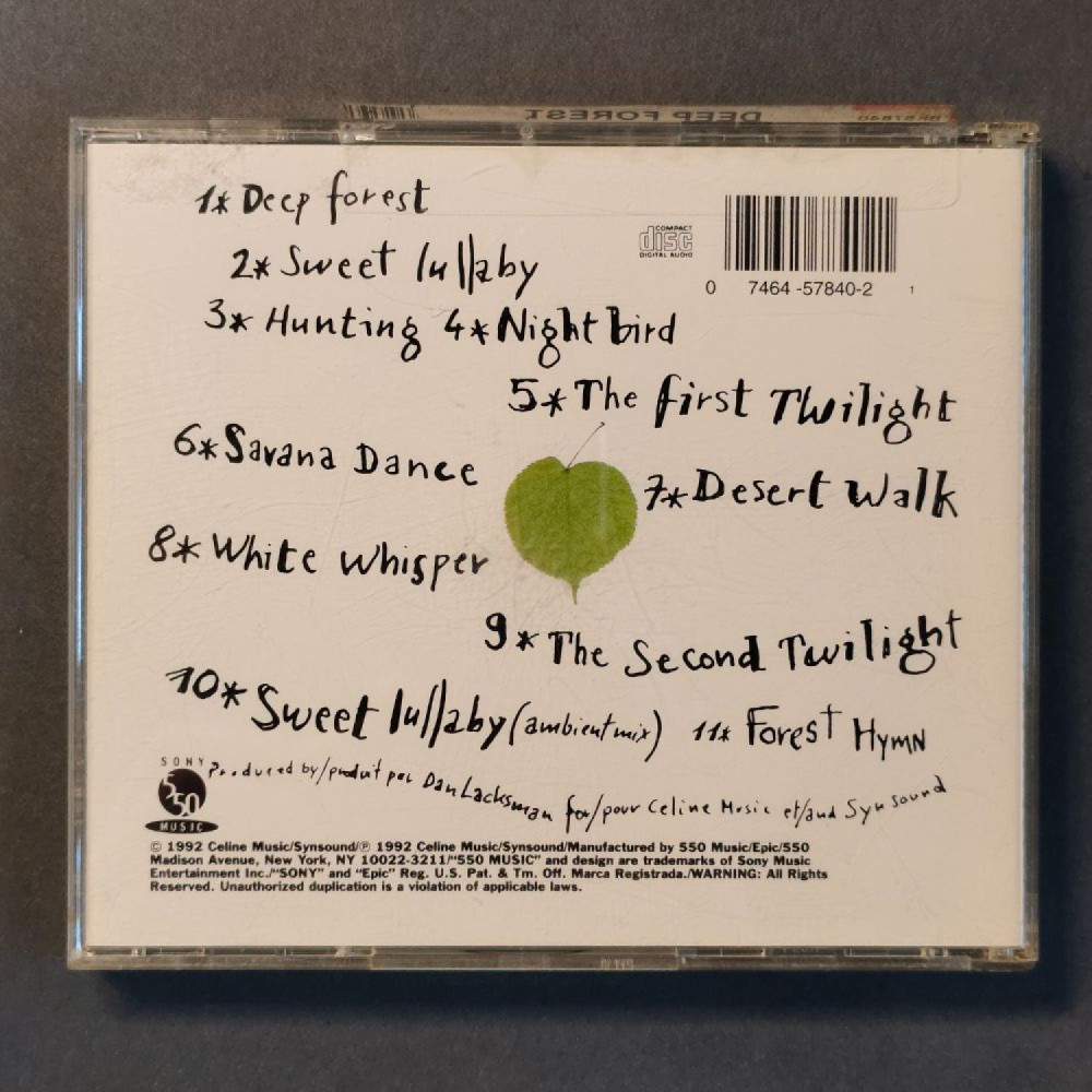 CD Deep Forest – Deep Forest, Použ. CD Deep Forest – Deep Forest, Použ.