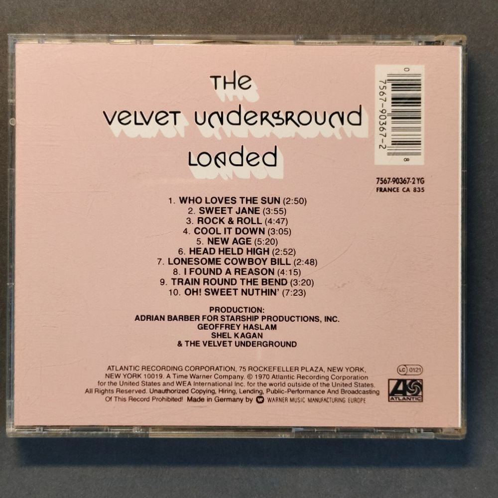 CD The Velvet Underground – Loaded, Použ. CD The Velvet Underground – Loaded, Použ.