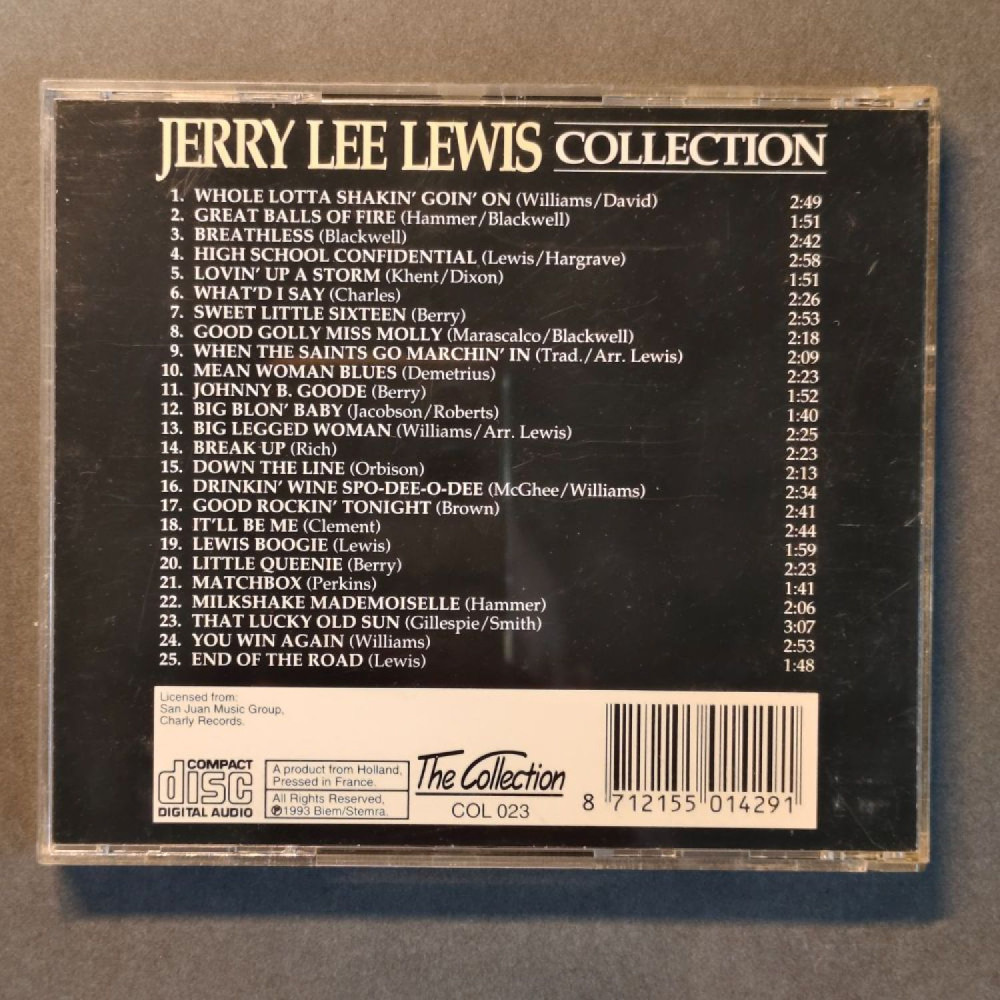 CD Jerry Lee Lewis – Collection, Použ. CD Jerry Lee Lewis – Collection, Použ.