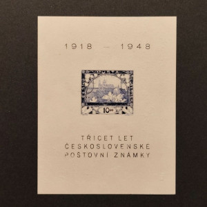 30 let československé poštovní známky