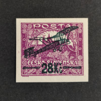 Známka ČSR, Pof.L3*, 28 Kč
