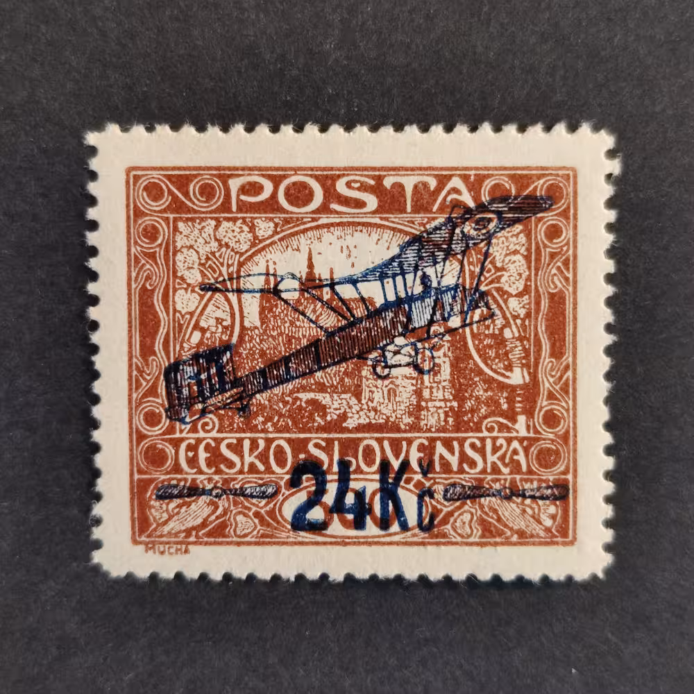 Selo Tchecoslováquia, Pof.L2A (Mi. 193B), MH, 24 Kč