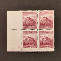 Rohový čtyřblok ČSR, Pof.304**, 1,20 Kč