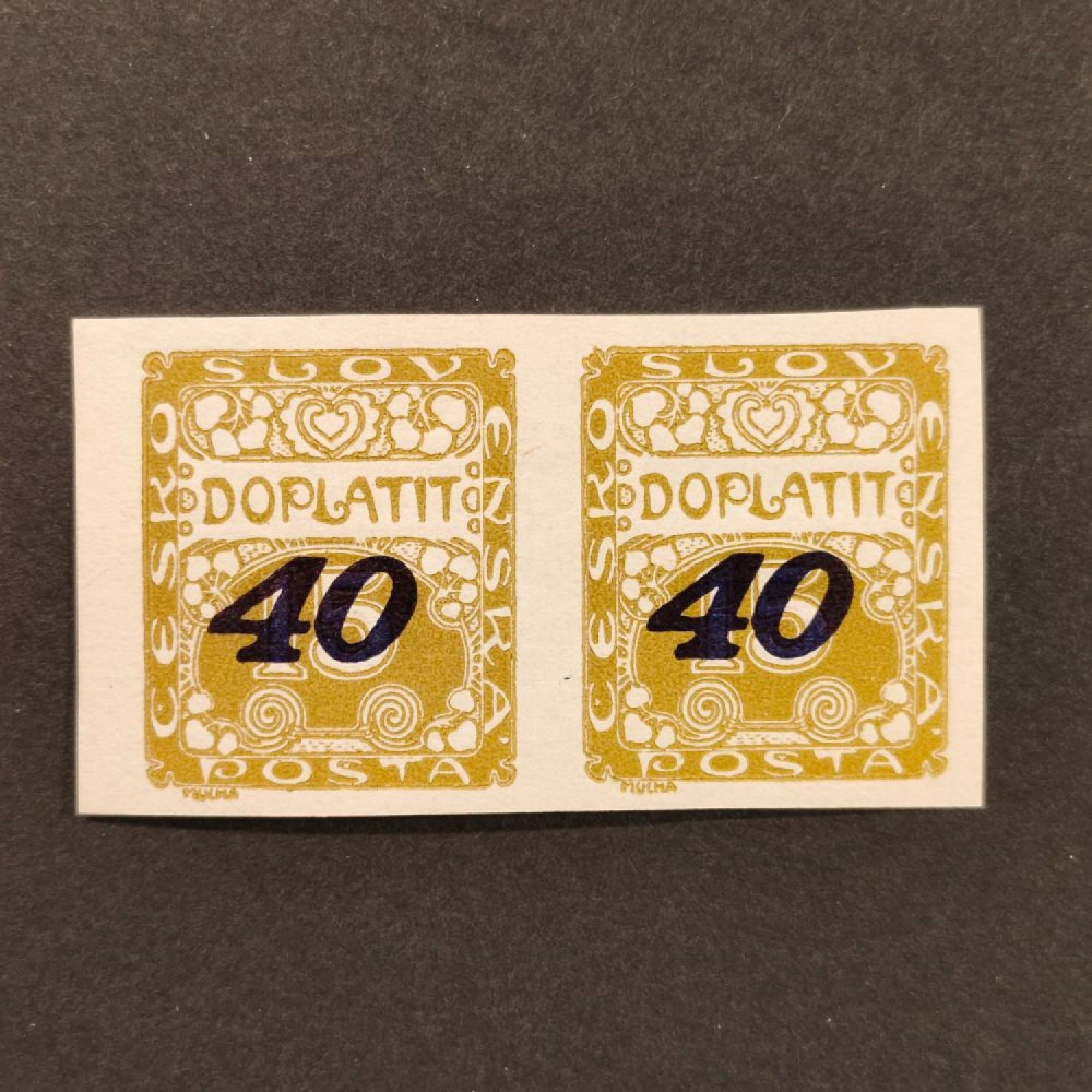 Dvojpáska ČSR, Pof.DL34*, 40/15h Dvojpáska ČSR, Pof.DL34*, 40/15h