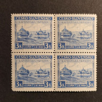 Čtyřblok ČSR, Pof.351**, 3 K Čtyřblok ČSR, Pof.351**, 3 K