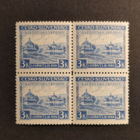 Čtyřblok ČSR, Pof.351**, 3 K Čtyřblok ČSR, Pof.351**, 3 K