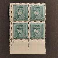 Čtyřblok ČSR, Pof.346**, 50h