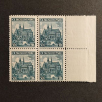 Čtyřblok ČSR, Pof.345**, 50h