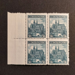 Čtyřblok ČSR, Pof.345**, 50h