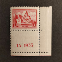 Známka s kupóny ČSR, Pof.289**, 1 Kč