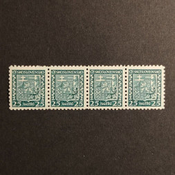 Čtyřblok ČSR, Pof.251**, 25h