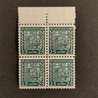 Čtyřblok ČSR, Pof.251**, 25h