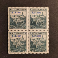 Čtyřblok ČSR, Pof.328*, 2 Kč