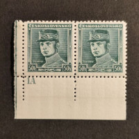 Známka s DČ ČSR, Pof.346*, 50h