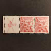 Briefmarke mit Ziefeldern Tschechoslowakei, Pof.332 (Pof. 332)*, 1 Kč