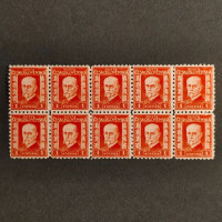 Víceblok ČSR, Pof.208*, 1 Kč Víceblok ČSR, Pof.208*, 1 Kč