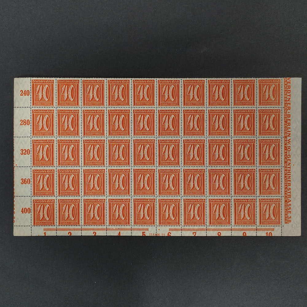 Víceblok Německo, Reich, Mi.163**, 40Pfg. Víceblok Německo, Reich, Mi.163**, 40Pfg.