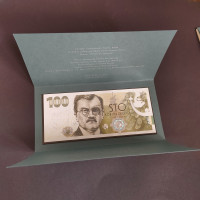 Pamětní banknovka, 100 Kč, Pi. EQ07, N/UNC, Česká republika, serie EQ07
