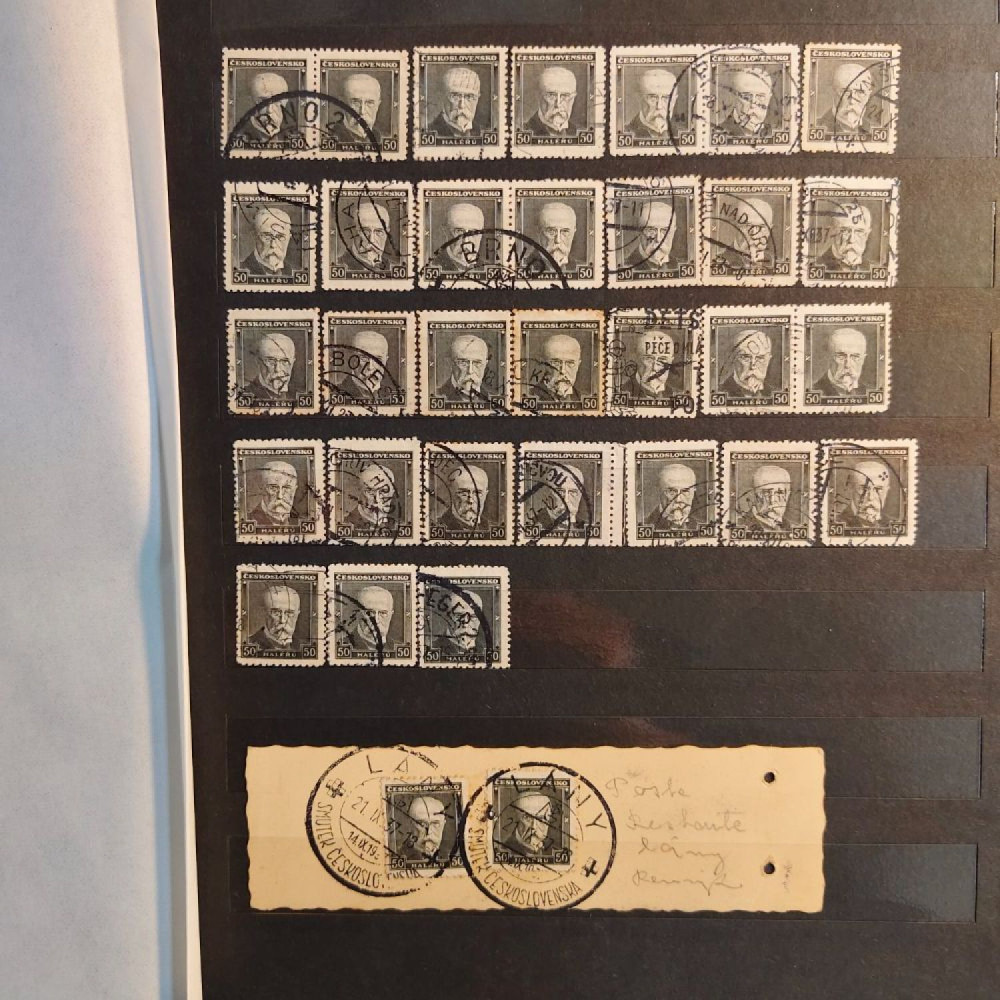 Briefmarken lot, Tschechoslowakie, # lot-25398