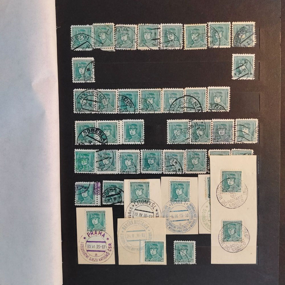 Sestava známek, ČSR, # lot-25393